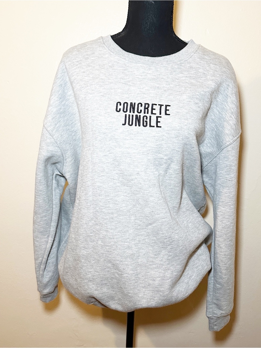 Forever 21 concrete jungle crewneck sweater
